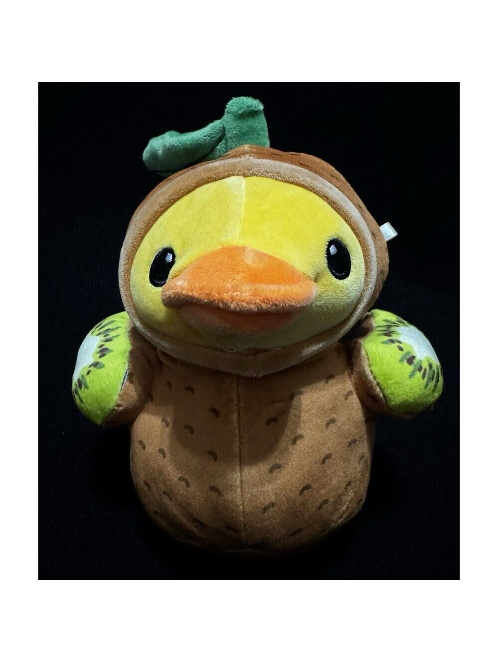 Way To Celebrate Kiwi Duck Plush Stuffed Animal Halloween Fruit Costume NWOT 8”